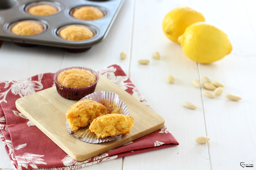 MUFFIN CAROTE E MANDORLE
