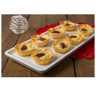 Cestini di Briseè con mele, robiola e noci di pecan