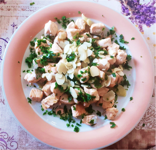Dadolata di salmone