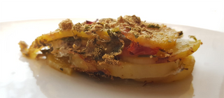 Tortino di patate e alici