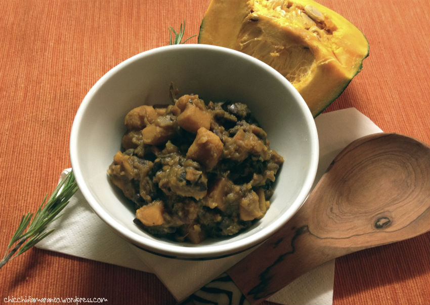 Azuki zucca e kombu