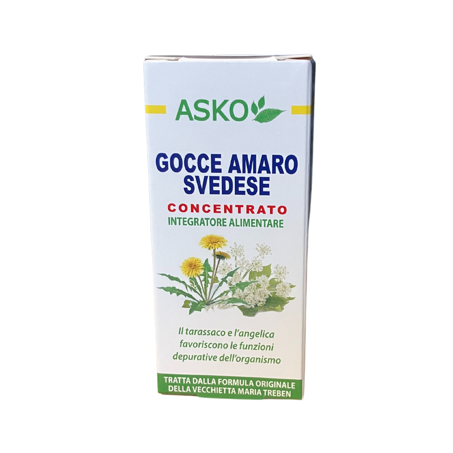 Amaro Svedese Concentrato 50 ml - ASKO Le ricette del naturopata 