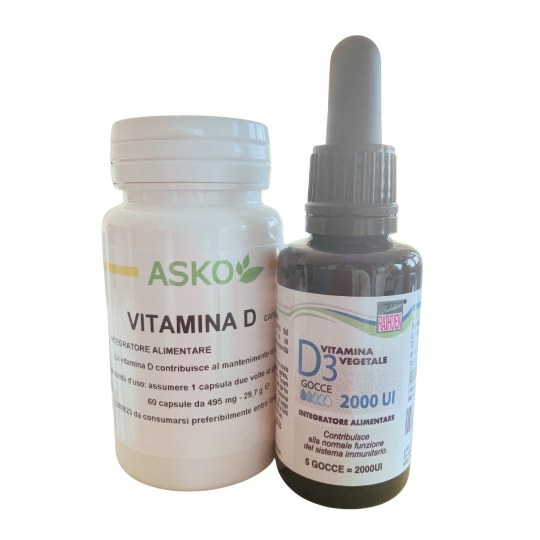 Vitamina D e D3 Vegetale - ASKO Le ricette del naturopata 