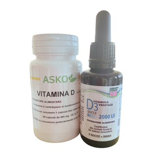 Vitamina D e D3 Vegetale - ASKO Le ricette del naturopata 